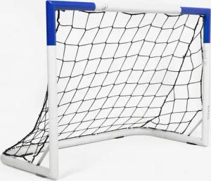 Fußballtor Größe S Classic 500 grau/blau