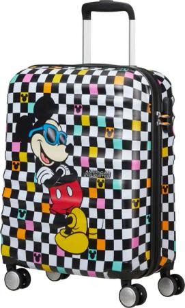 American Tourister Handgepäckkoffer Disney Wavebreaker 55cm Mickey Check
