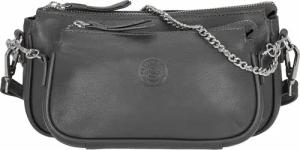Sattlers & Co. Umhängetasche The Smooth Pasakus Double Pouch darkgrey