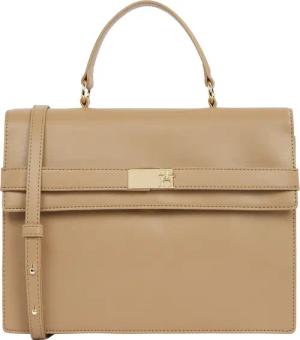 Tommy Hilfiger Henkeltasche TH Heritage Flap Satchel safari canvas