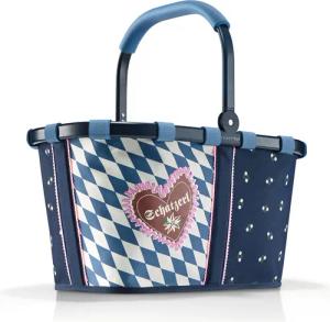 reisenthel Einkaufskorb carrybag 22l frame bavaria 6 blau & schatzerlherz