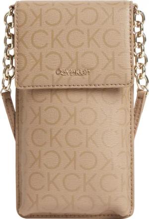 Calvin Klein Umhängetasche CK Must Phone Pouch EPI Mono safari canvas mono