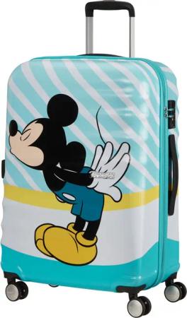 American Tourister Trolley Disney Wavebreaker 67cm Mickey Blue Kiss