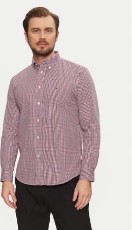 Tommy Hilfiger Hemd Gingham MW0MW37548 Rot Regular Fit