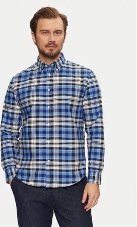 Tommy Hilfiger Hemd Heritage MW0MW37566 Blau Regular Fit