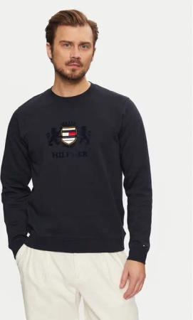 Tommy Hilfiger Sweatshirt Icon MW0MW38349 Dunkelblau Regular Fit