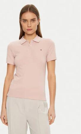Tommy Hilfiger Poloshirt 1985 WW0WW43225 Rosa Slim Fit