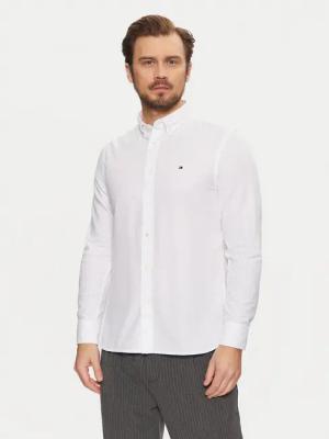 Tommy Hilfiger Hemd Flex Dobby MW0MW37578 Weiß Slim Fit