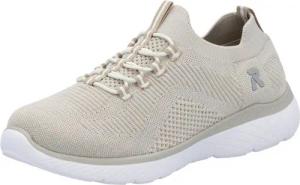 RIEKER Sport Slip-On Sneaker, Slipper, Freizeitschuh, Schlupfschuh mit Elastik-Einstieg