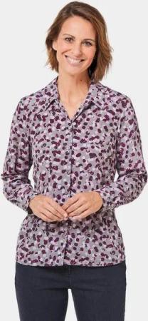GOLDNER Druckbluse Kurzgröße: