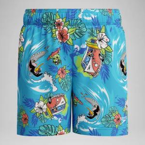 Schwimmlern-Badeshorts 28 cm Blau für Jungen