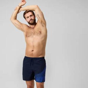HyperBoom Splice-Badeshorts 40 cm Marineblau/Blau für Herren