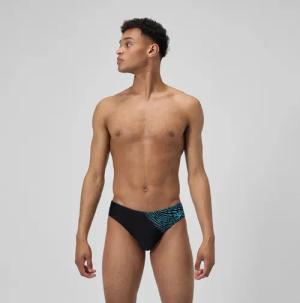 Medley Logo-Badehose 7 cm Schwarz/Blau für Herren