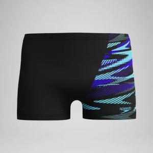 HyperBoom Schwimmhose mit V-Cut Schwarz/Blau für Herren