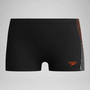 Plastisol Placement-Aquashorts Schwarz/Rot für Jungen