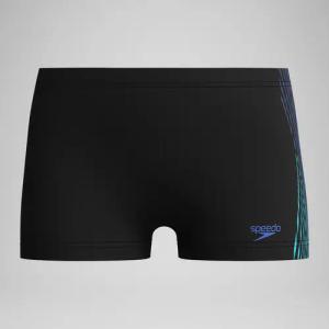 Plastisol Placement-Aquashorts Schwarz/Blau für Jungen