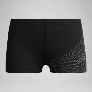 Medley Logo Aquashorts Schwarz/Grau für Jungen