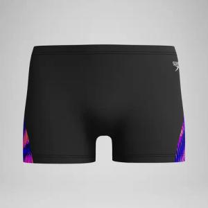 Club Training Bedruckte Aquashorts mit V-Cut Schwarz/Pink für Herren