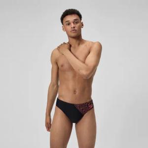 Medley Logo-Badehose 7 cm Schwarz/Koralle für Herren