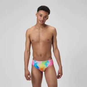 Club Training Bedruckte Badehose Pink/Gelb für Herren