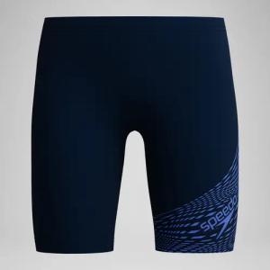 Medley Logo Schwimmhose Marineblau/Blau für Jungen