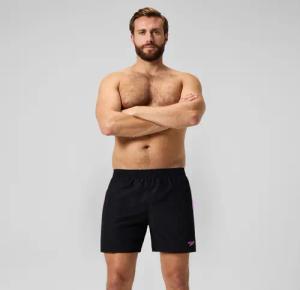 HyperBoom Splice-Badeshorts 40 cm Schwarz/Pink für Herren