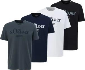s.Oliver T-Shirt "T-Shirt Logo T-Shirt 4er Pack"