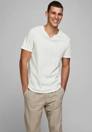 Jack & Jones T-Shirt "SPLIT NECK TEE"