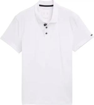 TOM TAILOR Herren Basic Jersey Poloshirt, weiß, Uni, Gr. XXXL