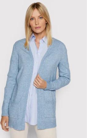 ONLY Strickjacke Lesly 15174274 Blau Regular Fit