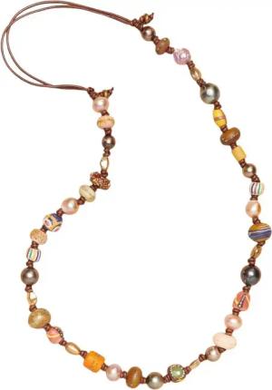 CATHERINE MICHIELS Halskette - Collier Keniata perles de Tahiti. mer du sud. verr - Gr. unisize - in Mehrfarbig - für Damen