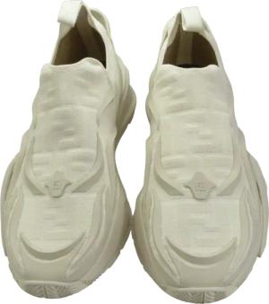 Fendi Low-Top Sneaker - Sneaker running in tessuto bianca - Gr. 43 (EU) - in Weiß - für Damen