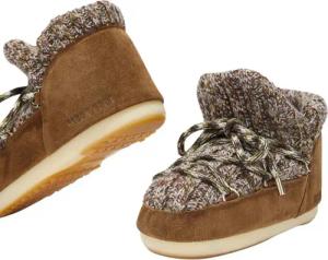 Moonboot Stiefeletten - Moon Boot Icon Pumps Boots Bruin Pumps Wool 001 Si - Gr. 39 (EU) - in Braun - für Damen