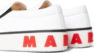Marni Low-Top Sneaker - Logo Slip-On Sneakers - Gr. 43 (EU) - in Weiß - für Damen