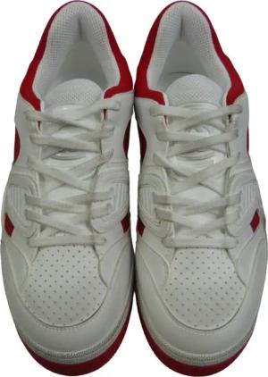 Gucci Low-Top Sneaker - Sneakers Bianche e Rosse - Gr. UK_5 - in Weiß - für Damen