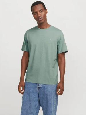 Jack & Jones Rundhalsshirt JJEPAULOS TEE SS CREW NECK NOOS mit Logo Stickerei