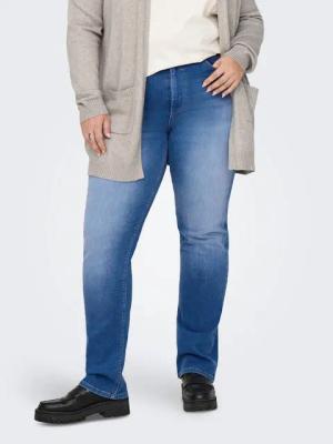 ONLY CARMAKOMA High-waist-Jeans CARWILLY HW STRAIGHT DNM REA12187 NOOS