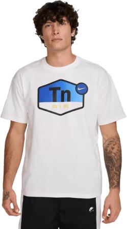 Nike Tuned Herren T-Shirts - Weiß - Größe XL - Baumwoll-Jersey