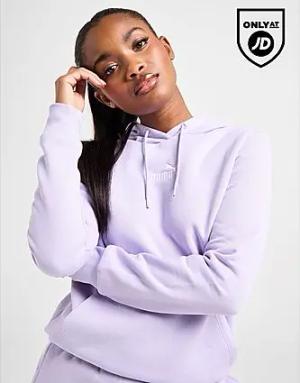 PUMA Small Logo Embroidered Hoodie - Damen, Purple