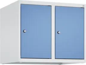 C+P Aufsatzschrank, 7035/5023 500x600x500mm Verschluss Zylinderschloss 2 Abteile
