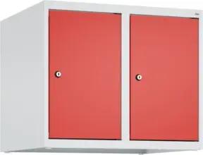 C+P Aufsatzschrank, 7035/3020 500x600x500mm Verschluss Zylinderschloss 2 Abteile