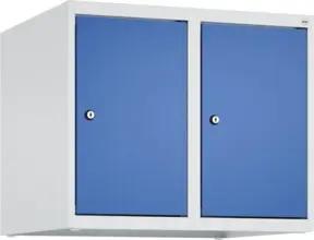 C+P Aufsatzschrank, 7035/5010 500x600x500mm Verschluss Zylinderschloss 2 Abteile
