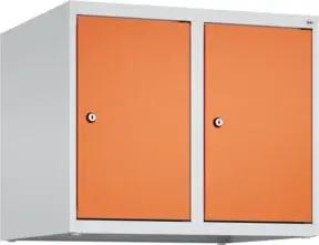 C+P Aufsatzschrank, 7035/2004 500x600x500mm Verschluss Zylinderschloss 2 Abteile
