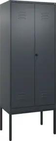 C+P PSA Doppel-Spind Classic PLUS, Gestell, 2 Abteile, 2120x800x500mm, 7016/7016 Verschluss Sicherheits-Drehriegel