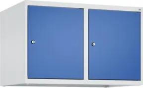 C+P Aufsatzschrank, 7035/5010 500x800x500mm Verschluss Zylinderschloss 2 Abteile
