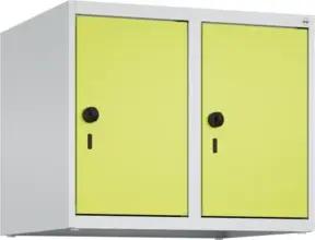 C+P Aufsatzschrank, 7035/0024 500x600x500mm Verschluss Sicherheits-Drehriegel 2 Abteile