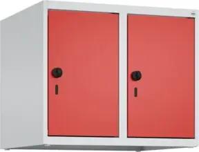 C+P Aufsatzschrank, 7035/3020 500x600x500mm Verschluss Sicherheits-Drehriegel 2 Abteile