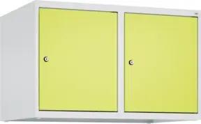 C+P Aufsatzschrank, 7035/0024 500x800x500mm Verschluss Zylinderschloss 2 Abteile