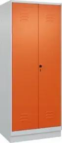 C+P PSA Doppel-Spind Classic PLUS, Sockel, 2 Abteile, 1950x800x500mm, 7035/2004 Verschluss Sicherheits-Drehriegel