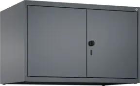C+P Aufsatzschrank Classic PLUS, 2 Abteile, 500x800x500mm, 7016/7016 Verschluss Sicherheits-Drehriegel